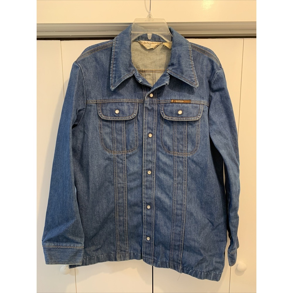 VTG 70s/80s SEDGEFIELD Denim Trucker Jacket Women's Size L ~‎ MADE IN USA